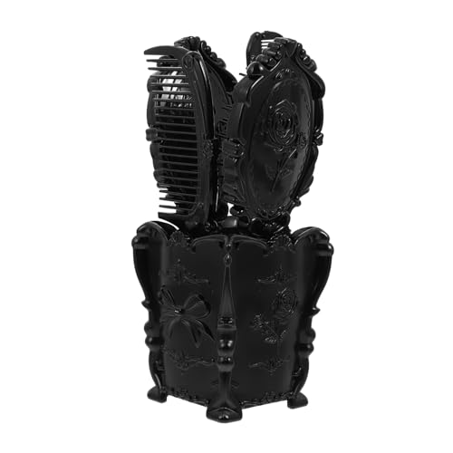 Gogogmee 5-teiliges Set Vintage-kosmetikspiegel Mit Haarbürste Kamm Entwirrer Haarhalter Für Frauen Männer Und Kinder von Gogogmee