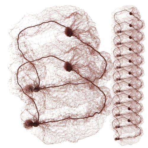 Gogogmee 50stücke Elastische Netz Haarnetze Dutt-haarabdeckungen Aus Nylonmaterial Für Frauen Und Mädchen Für Formelle Und Anlässe von Gogogmee