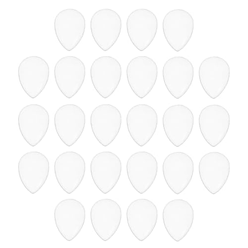 Gogogmee 50 Stück Glas Nageldisplay Perlen Wassertröpfchen Transparent Glas Material Farbkarte für Maniküre Nagellack Präsentation Salon und Persönliche Nutzung von Gogogmee