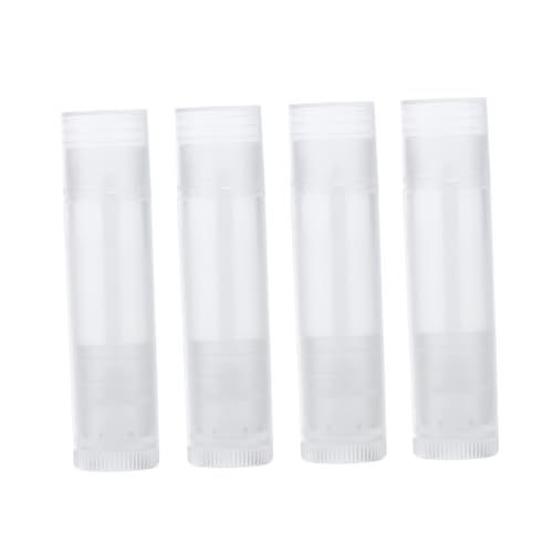 Gogogmee 50 Stück Lippenbalsam Tuben mit Deckeln Leere Lippenstift Hüllen aus Langlebigem Polypropylen Nachfüllbare Lip Balm Behälter mit Drehmechanismus für DIY Lipgloss und Lippenpflege von Gogogmee