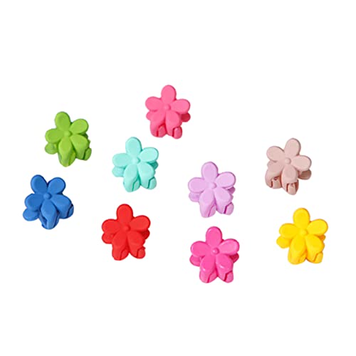 Gogogmee 50 Stück Mädchen Matte Mini Haarklammern Blüten Design Haarschmuck für Zufälligen Farben für Feines und Dickes Haar für Geburtstags und Weihnachtsgeschenke Zufällige Farbe von Gogogmee