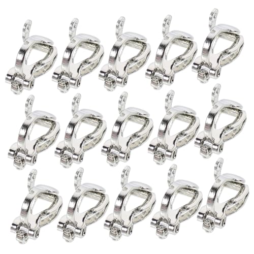 Gogogmee 50 Stück Teiliges DIY Ohrclips Dreieckige Clip Ohrklemmen Schmuckzubehör Schmerzfrei Ohne Ohrloch Für Damen Mädchen Basteln Und Kombinieren von Gogogmee