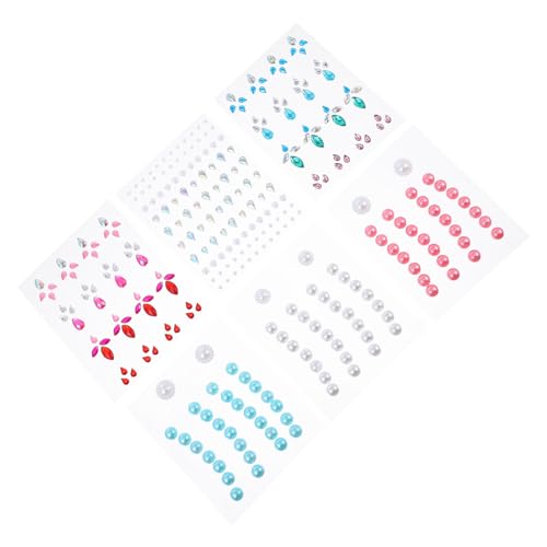Gogogmee 6 Blätter Selbstklebende Augenbrauen Schmucksteine Glitzer Gesichtsschmuck für Parties Festivals und Makeup Dekorationen Harz Eye Gems Sticker Set Gogogmee 6 Blätter Selbstklebende Augenbrauen Schmucksteine Glitzer Gesichtsschmuck für Parties Festivals und Makeup Dekorationen Harz Eye Gems Sticker Set von Gogogmee