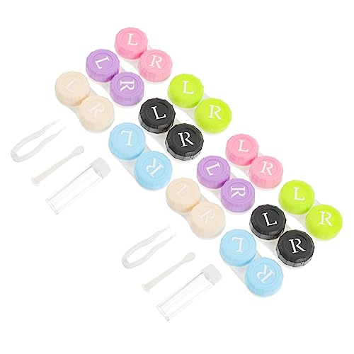 Gogogmee 1satz Boxen Für Kontaktlinsen Tragbare Aufbewahrungslösungen Mit Dichtung Für Sicheren Transport Von Monatslinsen Für Reisen Und Alltag von Gogogmee