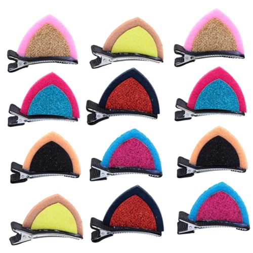 Gogogmee 6 Paare Glitzernde Katzenohren Haarspangen für Mädchen Niedliche Haarklammern Haarschmuck Geeignet für Lange und Mittellange Haare Zufällige Farbe Zufällige Farbe von Gogogmee