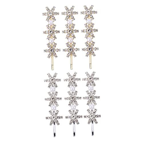 Gogogmee 6stücke Teiliges Haarklammern Mit Strass Für Haarspangen Für Festliche Anlässe Weihnachten Und Hochzeiten Glänzendes Design von Gogogmee