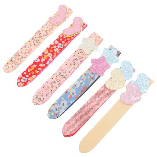 Gogogmee 6 Stück Teiliges Haarklebeband für Frauen Glitter Haarfixier sticker Haarscheitel Halter Leichter Haarstyling patch für Seitenscheitel und Kurze Haare Einfach Anzubringen Schonend von Gogogmee