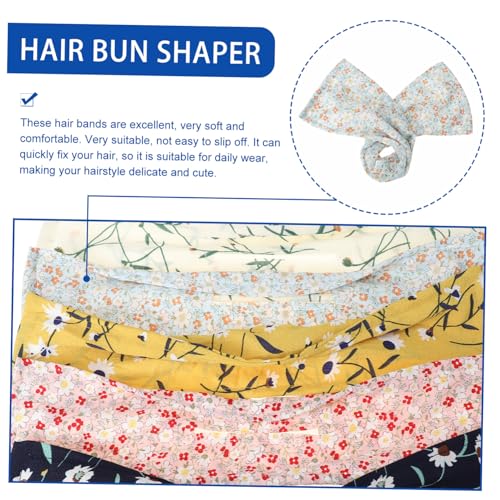 Gogogmee 6 Stück Teiliges Hair Bun Maker Modischer Haarknoten Shaper Gedrehtes Stirnband Haarband für Damen Einfaches Styling Vielseitig für Alltag und Festliche Anlässe Trendige von Gogogmee