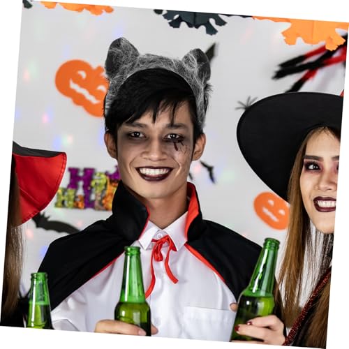 Gogogmee 6 Stück Teiliges Halloween Wolf Kostüm Set Plüsch Tierohren Haarreif für Erwachsene und Leichtes Bequemes Wolfsohr Cosplay Zubehör für Kostümparty Festival und Foto Requisiten von Gogogmee