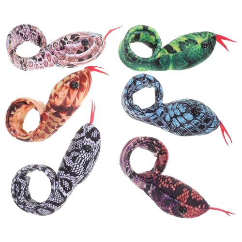 Gogogmee 6 Stück Teiliges Schlangen Schnapparmband Slap Wristband mit Langlebigem Muster Passend für Jungen und Mädchen als Partyzubehör für Geburtstage und Halloween von Gogogmee