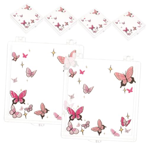 Gogogmee 6 stücke Nagel Spitze Lagerung Box Glatte Oberfläche Gefälschte Nägel Display Organizer Tragbare für Salon von Gogogmee