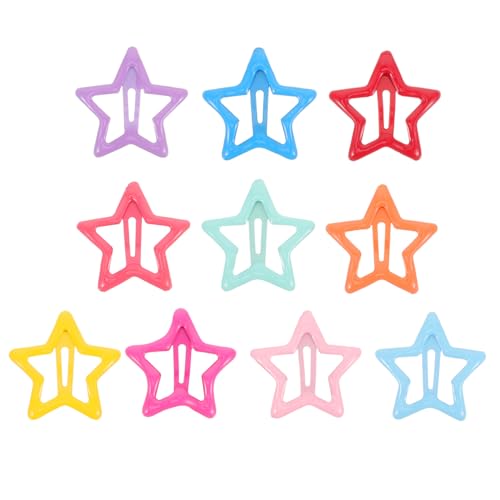 Gogogmee 60stücke Bunte Stern-haarspangen Für Mädchen Rutschfeste Haarklammern Für Partys Geburtstage Und Schule Vielseitige Haaraccessoires Verschiedenen Farben von Gogogmee