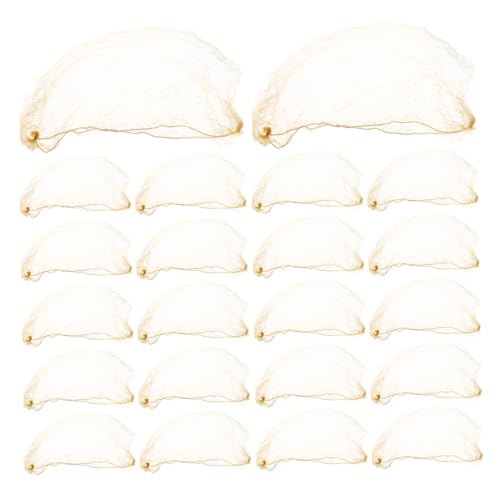 Gogogmee 60 Stück Gold Unsichtbare Haarnetz Elastisch Haarnetz für Dutt Ballet Tanz Zubehör für Frauen Mädchen Hochsteckfrisuren und Alltag von Gogogmee