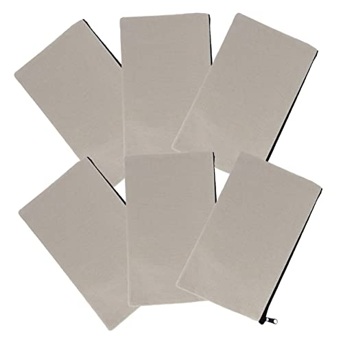 Gogogmee 6Stücke Teiliges Tragbares Bleistiftbeutel Multifunktionale Aufbewahrungstaschen für Schule und Büro für Schüler und Lehrer mit Großem Fassungsvermögen und Robustem von Gogogmee