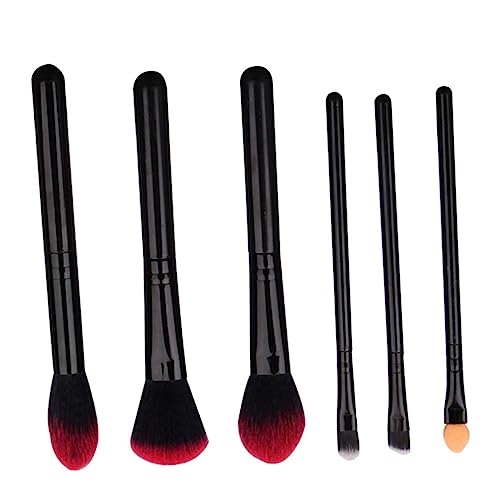 Gogogmee 6st Make-up Pinsel Applikatorbürste Für Augenbrauen Geschmeidiger Make-up-pinsel Faserpulver Make-up-pinsel Für Frauen Damenanzüge Kunstfaser Fräulein Kosmetik Make-up-tools von Gogogmee