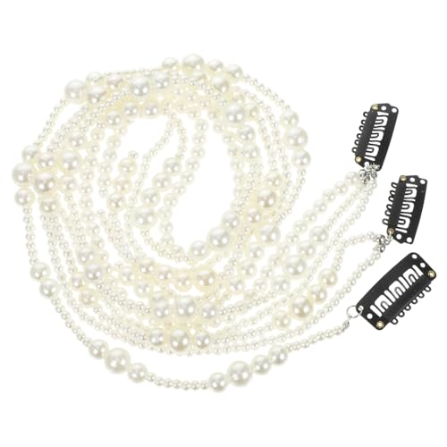 Gogogmee 6stücke Haarketten Mit Perlen Und Quasten Elegante Haarschmuck Für Hochzeiten Und Festliche Anlässe Für Frauen Und Bräute Leichte Haarverlängerungen Und Haaraccessoires von Gogogmee