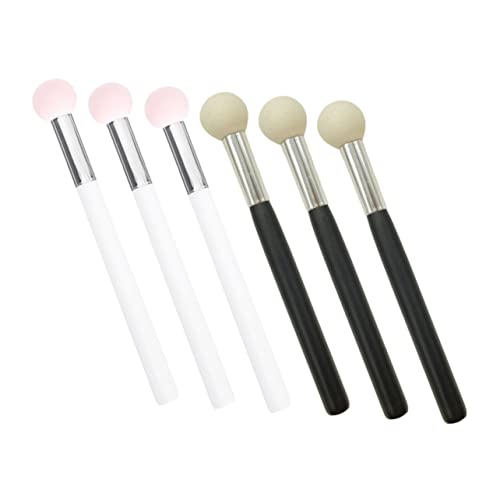 Gogogmee 6stücke Make-up-schwammstift Mit Griff Für Concealer Und Puder Make-up Applikatoren Make-up-zubehör Für Damen Trocken-nass-kosmetik-tool von Gogogmee