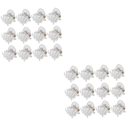 Gogogmee 2 Sets Haarspangen für Mädchen Mini-haarspangen für Damen Perlmuttfarbene Haarklammern Haarspangen Haarschmuck für Damen Klobige Haarspangen 36 Stück von Gogogmee