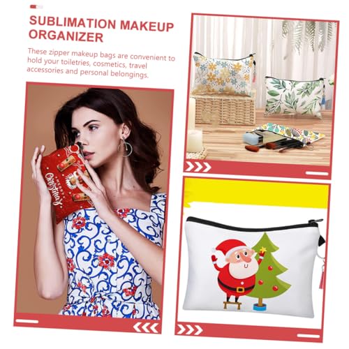Gogogmee 8 Sätze Teiliges Sublimationsfähige Canvas Kosmetiktaschen mit Reißverschluss DIY Blanko Make Up Organizer Hitzebeständige Personalisierbare Schminktaschen für Reisen und Alltag Gogogmee 8 Sätze Teiliges Sublimationsfähige Canvas Kosmetiktaschen mit Reißverschluss DIY Blanko Make Up Organizer Hitzebeständige Personalisierbare Schminktaschen für Reisen und Alltag von Gogogmee