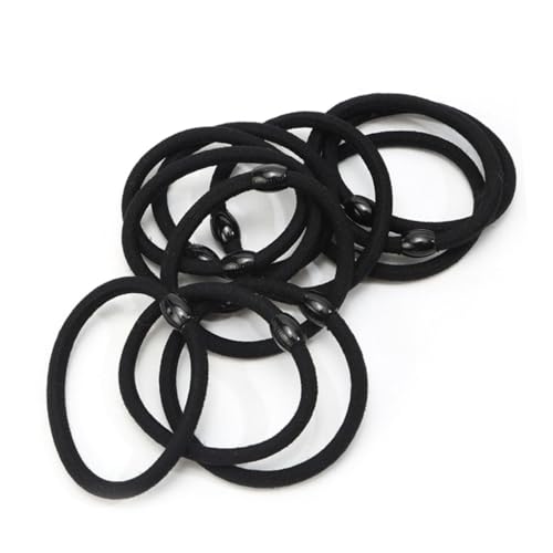 Gogogmee 8 Stück Elastische Haargummis für Damen Schwarze Haarbänder Vielseitige Haaraccessoires für Mädchen und für Alltag und Besondere Anlässe von Gogogmee
