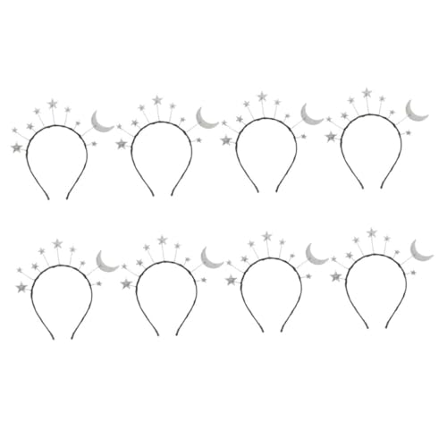 Gogogmee 8 Stücke Kinder Haarband Glitzernde Sterne Kopfbedeckung für Mädchen Party Zubehör Material für Feiern Valentinstag Kostüme von Gogogmee