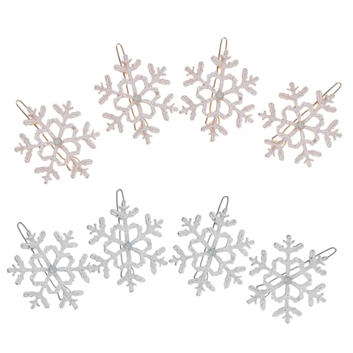 Gogogmee 8 Stück Teiliges Schneeflocken Haarklammern in Gold und Silber Langlebige Weihnachts Haarspangen für Frauen und Mädchen Modische Haarschmuck Deko mit Sicherem Griff Festliche von Gogogmee