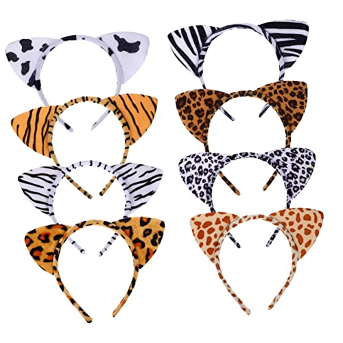 Gogogmee 8stücke Kopfschmuck Für Halloween Stirnbänder Ohr Haarreif Tier Stirnband Cosplay Party Accessoires Lichtecht Verformungsbeständig Für Kostümpartys Karneval Konzerte Hochzeitsfeier von Gogogmee