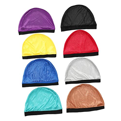 Gogogmee 8 Stück Herren-wellenkappe Elastisch Seidig Wellen-schädelkappe Für Männer Bequem Atmungsaktiv Handwerkliche Verarbeitung Vielseitig Einsetzbar Für Perücken Oder Modische Hüte Gogogmee 8 Stück Herren-wellenkappe Elastisch Seidig Wellen-schädelkappe Für Männer Bequem Atmungsaktiv Handwerkliche Verarbeitung Vielseitig Einsetzbar Für Perücken Oder Modische Hüte von Gogogmee