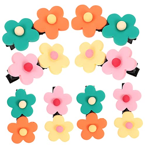 Gogogmee 8stücke Teiliges Blumen-haarspangen Pastellfarben Süße Haarclips Für Mädchen Langlebig Und Leicht Für Kinderfrisuren Und Haarschmuck von Gogogmee