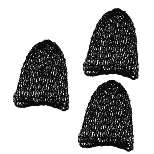 Gogogmee 9 Stk Atmungsaktive Haar kappe Haarschmuck Schlafmütze für Frauen Baskenmützen Motorhaube Markieren haarnetze hair net women perücke Mesh-Schlafmütze Dame Mesh-Hüte Polyester Black von Gogogmee