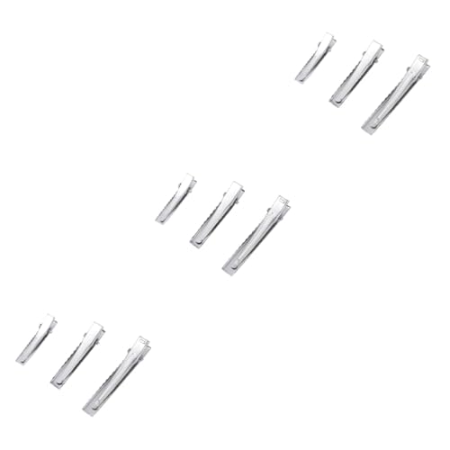 Gogogmee 90 Stk Haarschmuck Haarnadelzubehör zum Selbermachen Haarspangen für Damen silberne Haarspange Haarnadel selber machen Haarnadeln Zähne Bögen Krokodilklemme rostfreie Haarspange von Gogogmee