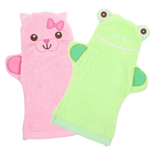 Gogogmee Badehandschuhe Für Damen Sanfte Peeling-handschuhe Mit Tiermustern Zum Waschen Und Für Den Hotelgebrauch von Gogogmee