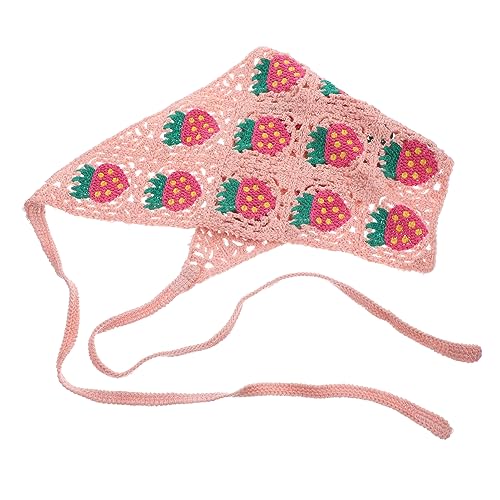 Gogogmee Haartücher Gehäkeltes Bandana Für Damen Bandana Schal Kopfbandana Für Damen Gehäkeltes Haartuch Für Haare Dreieckiges Dreieckiges Haartuch Haartücher Kopftuch Kopftuch von Gogogmee