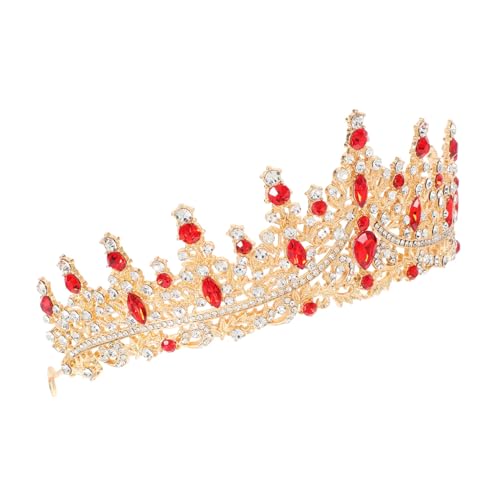 Gogogmee Barock Kristall Tiara Braut Tiara Hochzeit Strass Tiara Abschlussball Tiara Geburtstag Stirnband Prinzessin Krone Tiara von Gogogmee