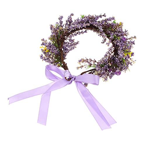 Gogogmee Blumenkronenkranz Haarschmuck Für Die Braut Blumenkopfschmuck Braut Kopfschmuck Stirnband Mit Blumenkranz Kopfschmuck Für Brautfotos Weingirlande Mädchen Schmücken Stoff Kind von Gogogmee