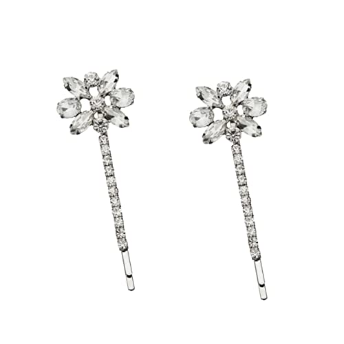 Gogogmee Bobby Pins Für Frauen Haarspangen Aus Kristallmetall Kristall-haarnadel-dekorationen Haarnadeln Für Frauen Strass Dekorative Bobby Pins Bling Bobby Pins Kind Mädchen Ausgabekarte von Gogogmee