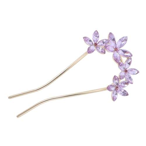 Gogogmee Braut Haarnadel U Form Strass Haarschmuck für Hochzeiten und Partys Fester Griff für Hochsteckfrisuren und Dutt Eleganter Schmuck für Frauen Vielseitiges Accessoire für Besondere von Gogogmee