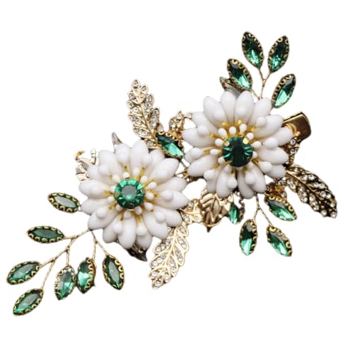 Gogogmee Einzigartige Haarspange Im Blumendesign Haarnadel Aus Metall Für Damen Stilvolles Brautaccessoire von Gogogmee