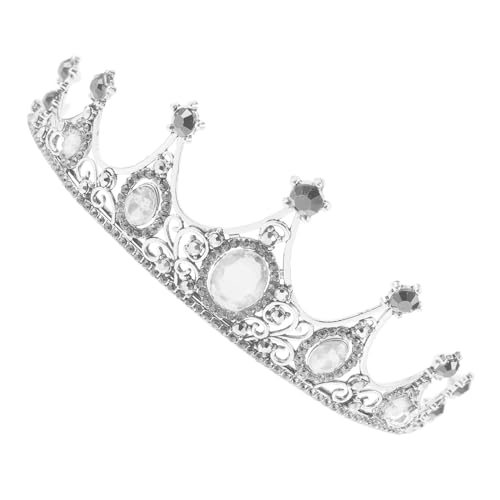 Gogogmee Brautkrone Barock Diamantkrone für Hochzeiten Geburtstagsfeiern und Aufführungen Haaraccessoire für Damen Funkelndes Diadem für Besondere Anlässe von Gogogmee