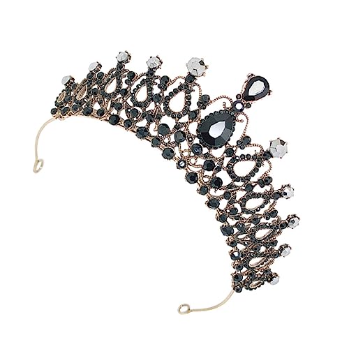 Gogogmee Brautkrone mit Kristallbesatz Vintage Barock Stil Hochzeit Kopfschmuck Luxuriöses Party Tiara Diadem für Damen Funkelndes Braut Accessoire Passend zu Festlichen Kleidern von Gogogmee