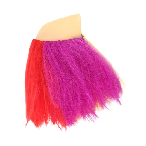 Gogogmee Bunte Mehrfarbige Perücke für Frauen und Männer Atmungsaktiv und Leicht für Halloween Karneval Cosplay Bühnenauftritte und Kostümpartys von Gogogmee