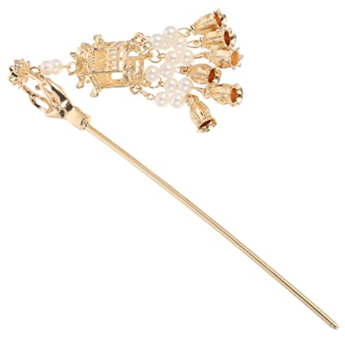 Gogogmee Chinesische Haarnadel Mit Perlen Und Quaste Elegante Haarstäbchen Für Damen Für Hochsteckfrisuren Und Besondere Anlässe Handgefertigtes Zubehör Für Und Klassische Looks von Gogogmee