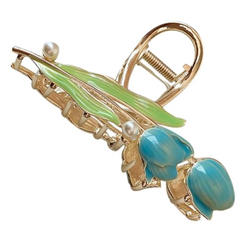 Gogogmee Perlen Haarklammer Für Damen Dekorative Tulpen-haarspange Für Haartypen Für Hochzeiten Partys Und Alltag Halteclip Für Eleganten Look von Gogogmee