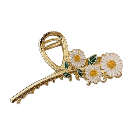 Gogogmee Blumen-haarklammer Aus Metall Für Frauen Dekorative Haarspange Blütenform Robust Für Hochzeiten Partys Und Alltag Sorgt Für Sicheren Halt Ohne Haarbeschädigung von Gogogmee