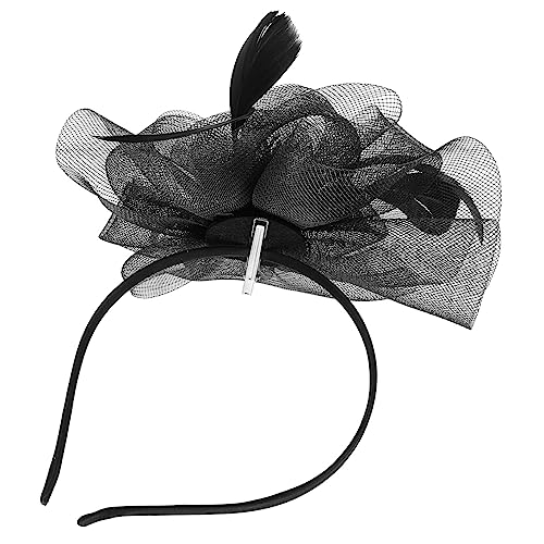 Gogogmee Fascinator-stirnband Für Damen Kopfschmuck Für Hochzeit Teeparty-hut Stilvolles Stirnband Für Damen Haarschmuck Für Partys Bankette Und Jubiläen von Gogogmee