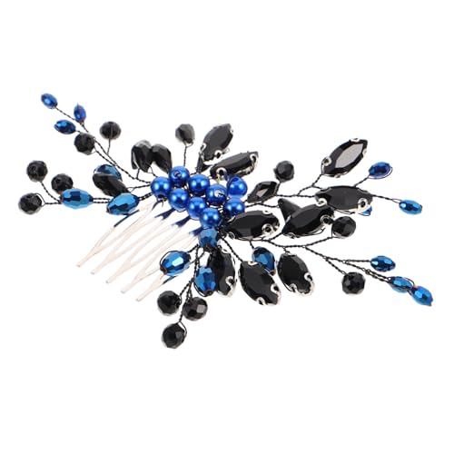 Gogogmee Damen Perlen Mit Anlässen Haar Mädchen Kristall Simulation Hochzeit Für Besondere Partys Party Braut Und Vintage Dekoration Kopf Retro Formell Täglich Festival Bräute von Gogogmee