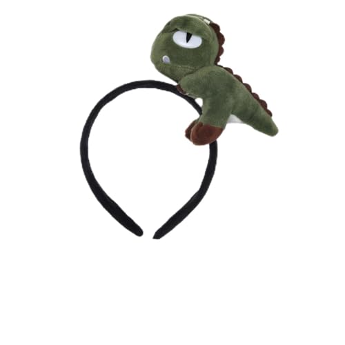 Gogogmee Dinosaurier-form-kopfbedeckung Cartoon-haarband Für Frauen Grün Wasch-haarband Modisches Haarband Stirnband Zum Haare Fixieren Für Spa Und Sport von Gogogmee