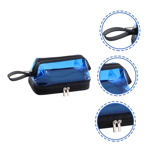 Gogogmee Doppellagige Kosmetiktasche mit TPU Organizer mit Reißverschluss Tragbar Handgriff für Reisen Sport und Wochenendausflug Praktische Make up Aufbewahrung für Damen Gogogmee Doppellagige Kosmetiktasche mit TPU Organizer mit Reißverschluss Tragbar Handgriff für Reisen Sport und Wochenendausflug Praktische Make up Aufbewahrung für Damen von Gogogmee