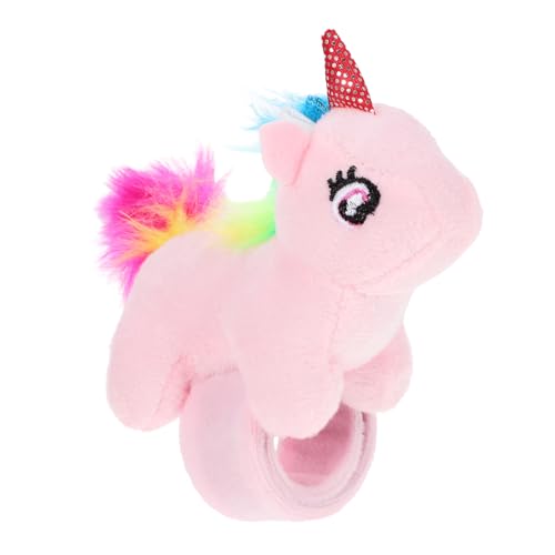 Gogogmee Einhorn Schnapparmband für Plüsch Armband mit Verstellbarem Design für Partys und Spielspaß Bunten Farben als Mitgebsel für Junge Mädchen von Gogogmee
