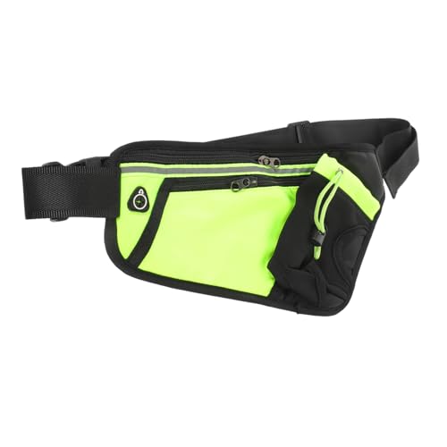Gogogmee Einstellbare Gürteltasche mit Wasserflaschenhalter für Herren und Damen Multifunktionale Bauchtasche für Joggen Wandern und Camping Lieferumfang Enthalten Grün von Gogogmee